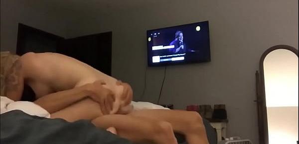  Passionate couple fuck in the bedroom